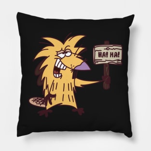 Angry Beavers Norbert Beaver Ha Ha Pillow