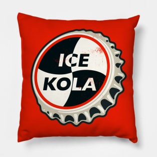 Vintage Ice Kola Soda Bottlecap Pillow