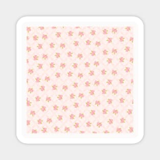 Floral Neck Gaiter Pink Roses Magnet