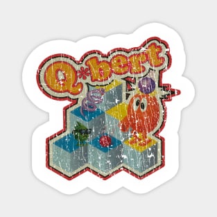 RETRO STYLE -Qbert  Gaming70s Magnet