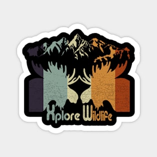 explore Wildlife in mountains Magnet