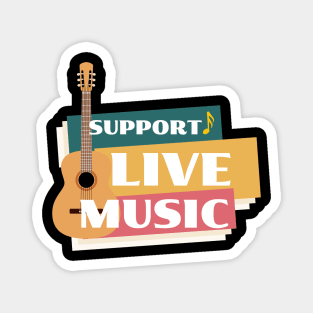 Support Live Music Magnet