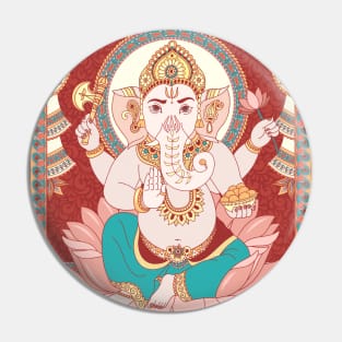 Ganesha is the Indian god of wealth and abundance. Pin