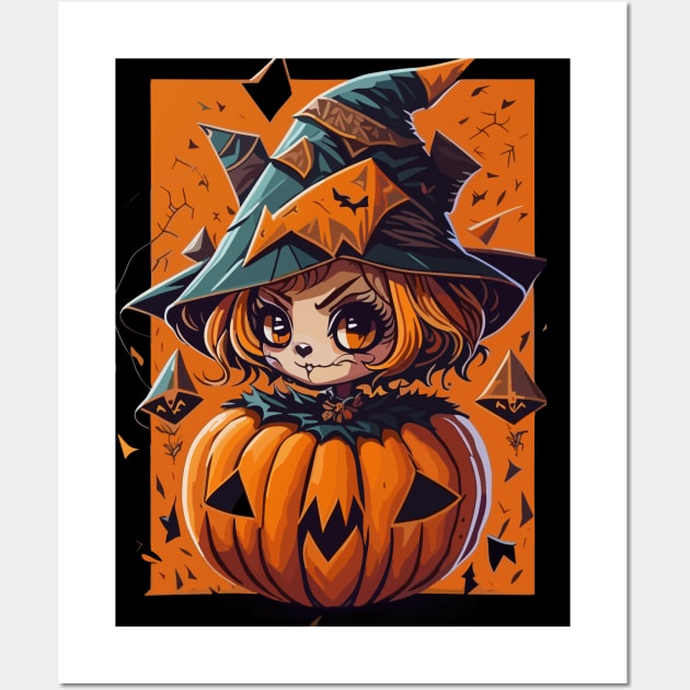 Witch Dog Hocus Pocus with Pumpkins Poster for Sale by Neeyotic