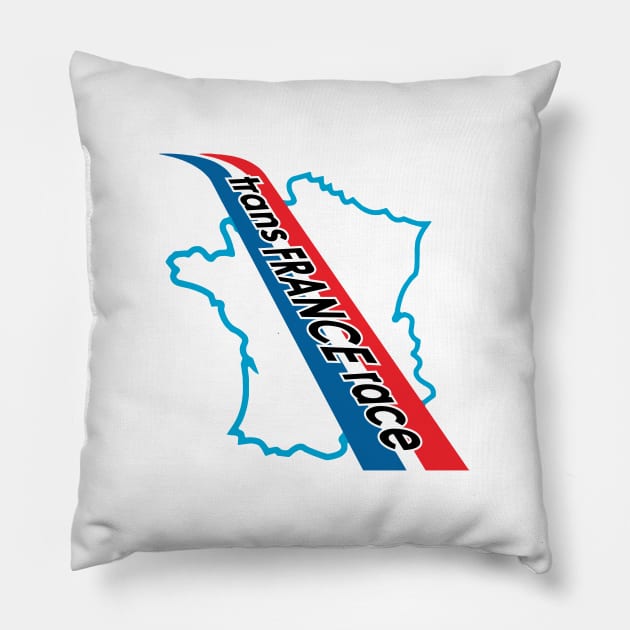 TransFrance Race - Reverse Pillow by jepegdesign