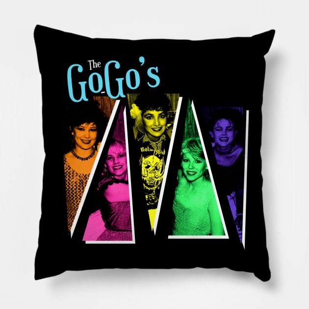 90s The Go-Go's Pillow by Search&Destroy