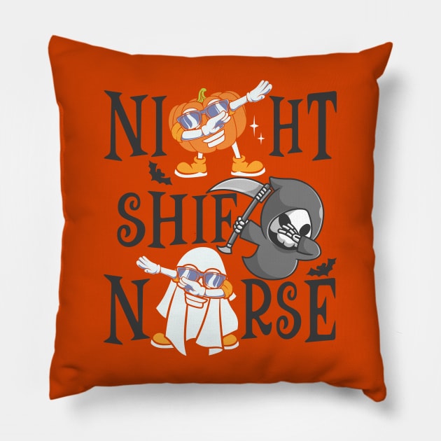 Night Shift Nurse Pillow by Etopix