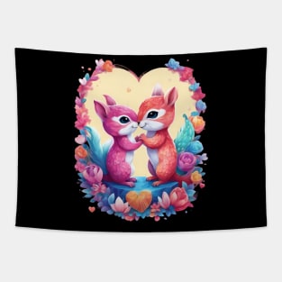 Cartoon Squirrel Tapestry