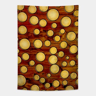 Wood and gold Tapestry