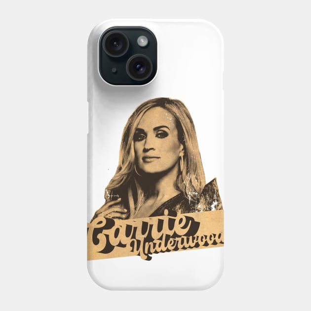 Nyindirprojek Carrie Underwood vintage retro Phone Case by NYINDIRPROJEK