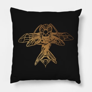 Golden Hornet Pillow