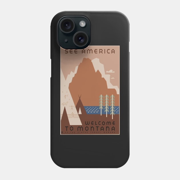 Welcome to Montana Phone Case by Donkeh23