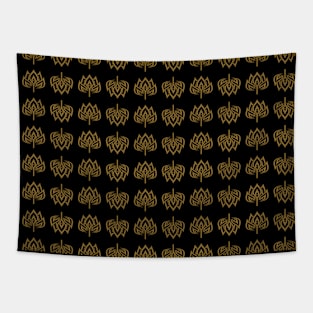 Ornament black and gold 7 Tapestry