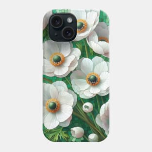 Anemone Flowers Phone Case