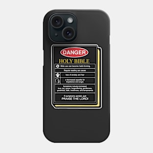 Bible Reading Danger Phone Case