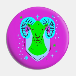 Zodiac Animal: Aries Pin