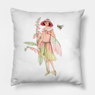 Foxglove Fairy Pillow