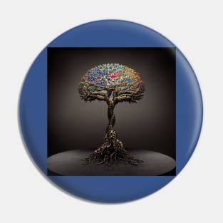 Yggdrasil World Tree of Life Pin