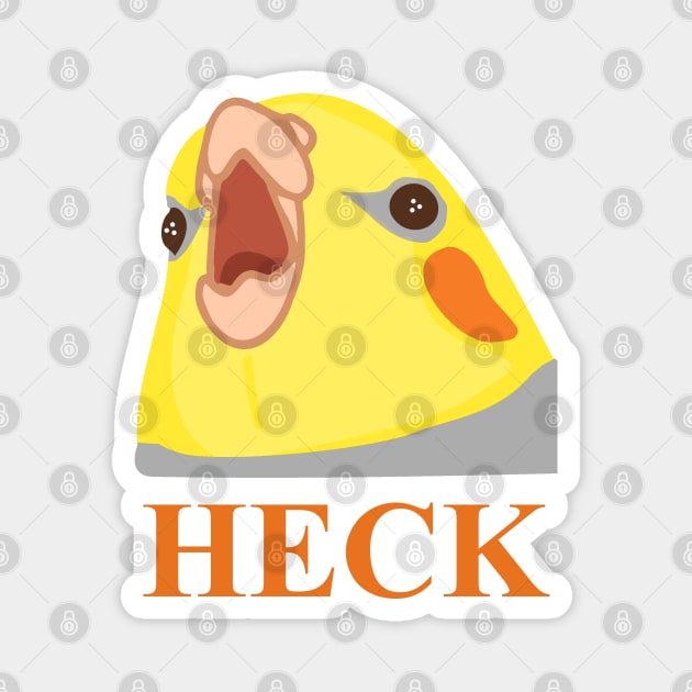 HECK - cockatiel Magnet by FandomizedRose