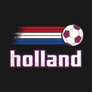 Holland Football Retro Vintage T-Shirt