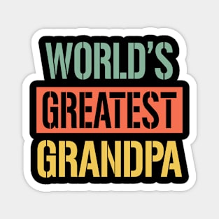 worlds greatest grandpa Magnet