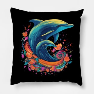 Dolphin Mothers Day Pillow