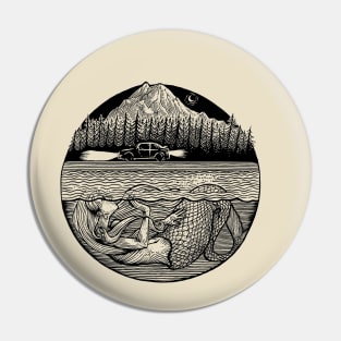 Moonlit Nightdrive – Mermaid Pin