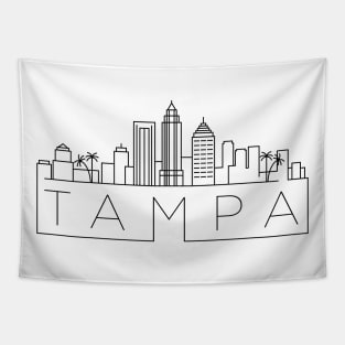 Tampa Minimal Skyline Tapestry