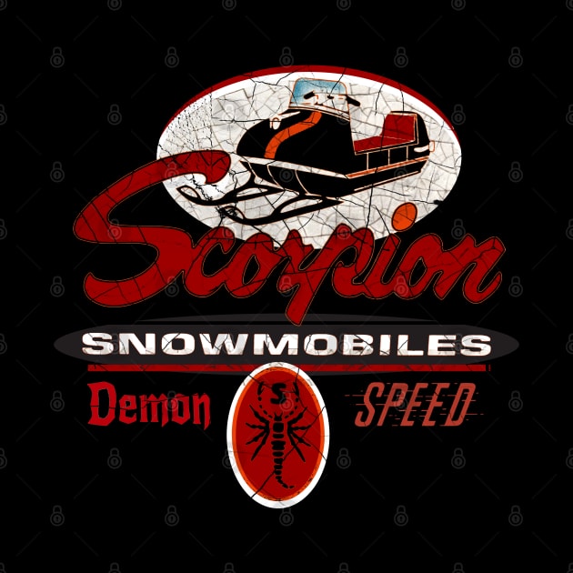 Scorpion Vintage Snowmobiles USA by Midcenturydave