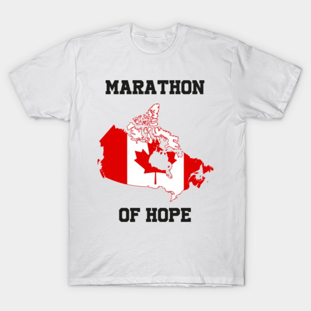 marathon of hope t shirt