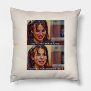 Never Be The Same | While You Were Sleeping (1995) Movie Digital Fan Art Pillow