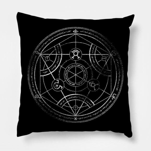 Human Transmutation Circle Pillow by R-evolution_GFX