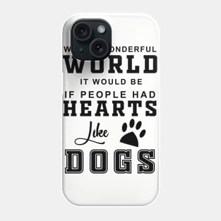 dogs hearts Phone Case