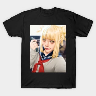 T-shirt Himiko Toga Boku No Hero - Personalizei