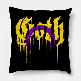 Goth intersex Pillow