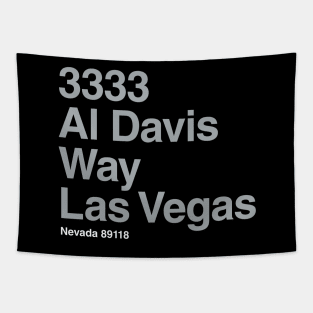 Las Vegas Raiders Football Stadium Tapestry