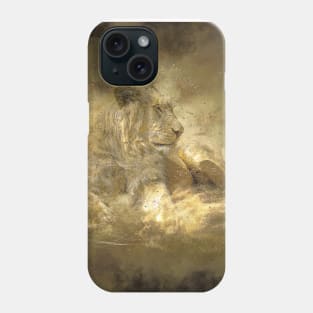 Lion Animal Wildlife Jungle Nature Safari Adventure Discovery Africa Digital Painting Phone Case