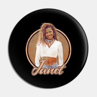 Janet Jackson Vintage Tour Concert Pin