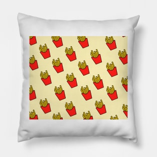 Crazy Fries Pattern Pillow