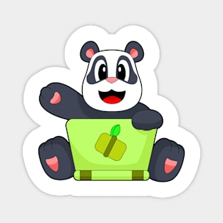 Panda Bamboo Laptop Magnet