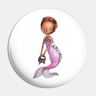 Merisol The Pink Mermaid Pin