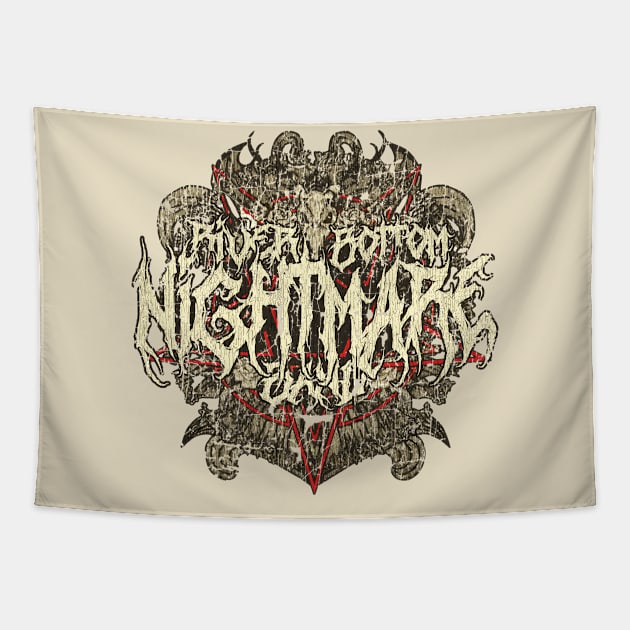 Riverbottom Nightmare Band // Vintage Tapestry by Niko Neon