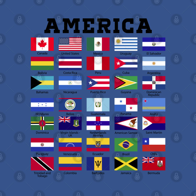 Discover Flags of America - Flags Of America - T-Shirt