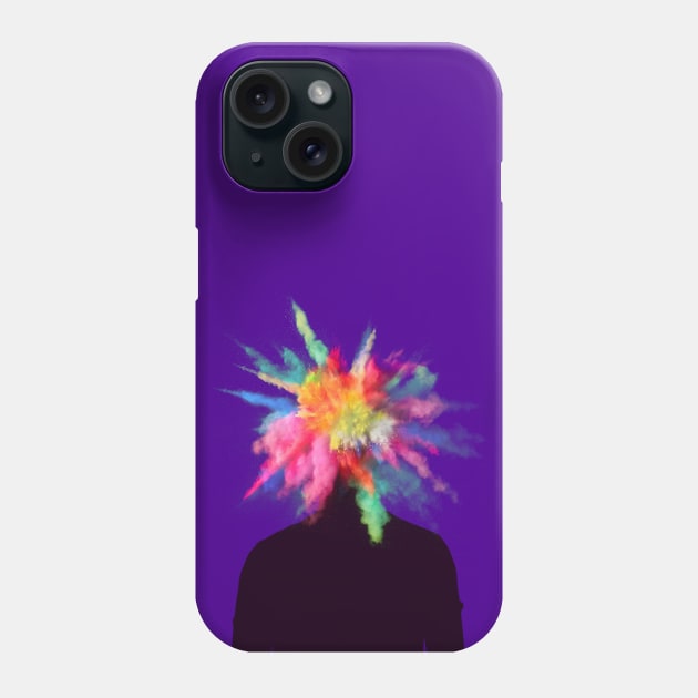 Colour burst Phone Case by Nevervand