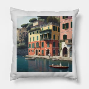 Portofino on the Ligurian Sea Pillow