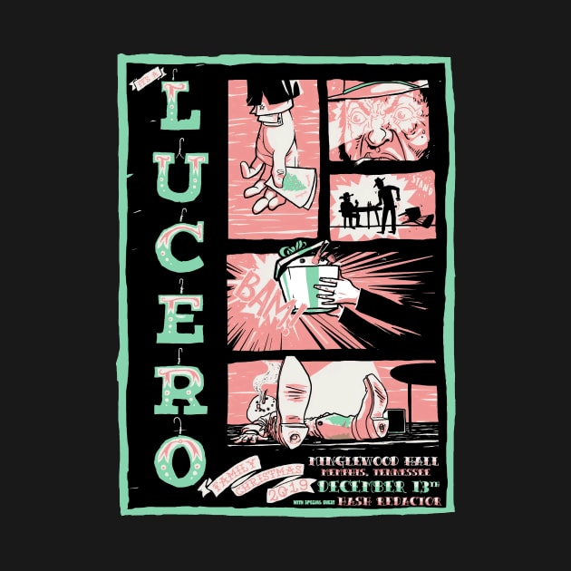 Lucero Band Poster Show Concert 2019 by tinastore