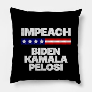 Impeach Biden Kamala Pelosi - Anti Biden Pillow