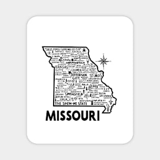 Missouri Map Magnet