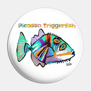 Picasso Trigger Fish Pin