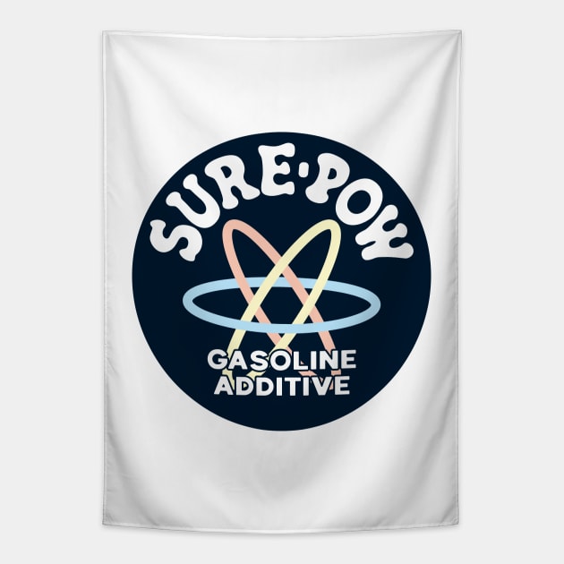 Sure-Pow Gasoline Additive (Original - White) Tapestry by jepegdesign